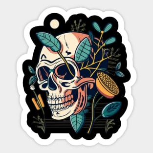 Bones and Botany Sticker